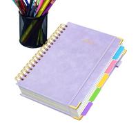 Spiral Notebook - Spiral Notebook College Ruled | Taccuini larghi B5 con dividere rimovibili, quaderni a spirale | Detachable Divider Tabs | 300 pagine Planner for Teachers Students Note Taking School