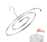 Spiral Quilt Hanger - Stainless Steel, Foldable Blanket Hanger, Heavy Duty Coverlet Hangers | Multi Layer Spiral Design, Space Saving, Structure For Bedspread, Coverlet, Mattress, Divano Cover