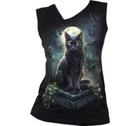 Spiral Spell Bound Donna Top Nero M 95% Viscosa, 5% elasthane Slim Fit