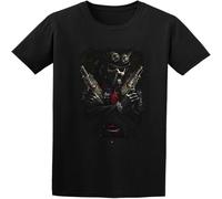 Spiral Steam Punk Bandit T-Shirt Graphic Top Printed Tee Shirt for Men Black S