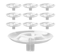 Spiral STEP TORTO - PP 5X5X2CM 50G | 10 Pezzi Cestini Per Fioriere Appesi | Ciotola Di Loto Idroponico Per La Disposizione Dei Fiori, Il Giardinaggio Interno, I Bonsai E La Display Di Piante C