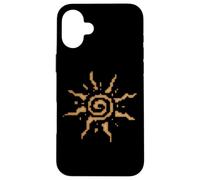 Spiral Sun Boho Hippie Fairy Grunge Goblin Vintage Graphic Custodia per iPhone 16 Plus