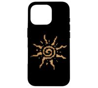 Spiral Sun Boho Hippie Fairy Grunge Goblin Vintage Graphic Custodia per iPhone 16 Pro