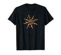 Spiral Sun Boho Hippie Fairy Grunge Goblin Vintage Graphic Maglietta