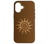 Spiral Sun Fairy Grunge Hippie Goblin Vintage Graphic Custodia per iPhone 16