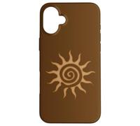 Spiral Sun Fairy Grunge Hippie Goblin Vintage Graphic Custodia per iPhone 16 Plus