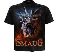 Spiral - The Hobbit - Smaug - T-Shirt Nera Regular per Uomo - L