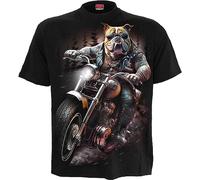 Spiral - Top Dog - T-Shirt Nera Regular per Uomo - 3XL