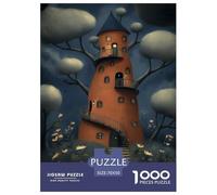 Spiral Tower Jigsaw Puzzle Impossibili 1000 Pezzi Interesting Decorazione Per La Casa. Rilassamento E Intelligence Per Adulti E Ragazzi Da 14 Anni 70x50cm/1000pcs
