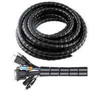 Spirale Avvolgicavo,Spirale Avvolgi Cavo Flessibile,Raccogli Cavi,Tubo a Spirale Diametro 8mm,Raccoglicavi Spiralato,Per Organizzare Cavi Di Tv,Computer,Home Theatre,11M