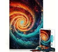 Spirale di ghiaccio e fuoco - Puzzle difficile per adulti da 1000 pezzi - Richiamo, miglioramento, delicato, relax, taglio netto, 38x26cm