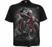 Spirale Dotd Giorno Dei Morti Motociclisti Death Grim Reaper Scheletro Camicia