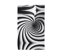 Spirale illusione ottica gif bandiera.Bandiera decorativa per esterni 0,9 x 1,5 m, banner verticale in poliestere