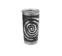 Spirale INCHIOSTRO Turbine Bicchiere termico in acciaio inox doppia parete