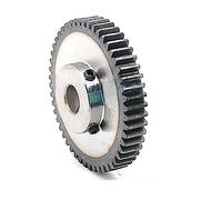 Spirale pignone 1pcs 1.5M 35T 80 Denti Ingranaggio cilindrico 10mm 12.7mm 19mm Alesaggio 45 Ingranaggi in Acciaio al Carbonio 1.5 Modulo 40T 50T 60T Pignone con Passo Verme Mitra (Color : 12mm bore (