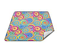 Spirali a strisce Candy Come Colori Impermeabile Accessori Spiaggia Grande Partito Portatile Play Mat per le Donne 30s Estate Regalo manta para playa