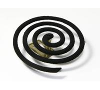 Spirali anti zanzare alla citronella, 10 pezzi, con supporto in metallo