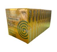Spirali anti zanzare insetticide Profumate contro Zanzare Comuni Vape Bengal (120 spirali Citronella)