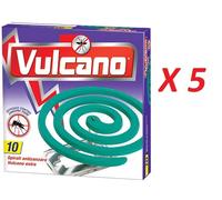 60 ZAMPIRONI SPIRALI INSETTICIDA INSETTI ANTI ZANZARE TIGRE PAPPATACI VULCANO