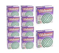 Spirali Antizanzare, classica di colore verde,Confezione da 100 Spirali,Efficaci fino a 6 Ore, MADE IN ITALY- Contro Zanzare Comuni e Tigre, (10 Scatola Verde)
