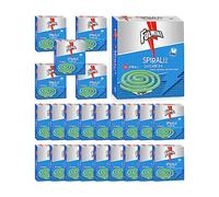 Spirali Antizanzare,Confezione da 240 Spirali,Efficaci fino a 6 Ore,MADE IN ITALY Contro Zanzare Comuni e Tigre,Adatto per il Giardino Esterno, il Balcone e la Terrazza