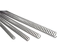 Spirali di graffatura GBC 100 pezzi nero Ø 12 mm
