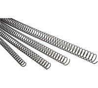 Spirali di graffatura GBC 5.1 100 pezzi metallo nero Ø 16 mm