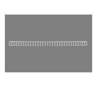 GBC Dorsi metallici 34anelli 8mm 100pz - Bianco - RG810570