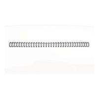 Spirali metalliche a 34 anelli GBC Wirebind 11 mm a4 nero conf da 100 spirali -