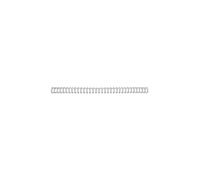 Spirali metalliche a 34 anelli GBC Wirebind 12 mm A4 argento - fino a 115 fogli
