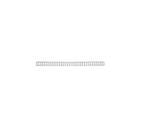 Spirali metalliche a 34 anelli GBC WireBind 6 mm A4 argento - fino a 55 fogli -