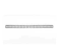 Spirali metalliche a 34 anelli GBC Wirebind 8 mm a4 nero conf da 100 spirali - R