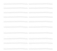 Spirali Per Rilegatura 20 Pezzi, Spirale In Plastica ABS Trasparente, Diametro Interno 11mm - Resistente E Durevole, Facile Da Usare, Ideale Per Ufficio E Scuola (Bianca)