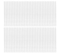 Spirali Rilegatura Dorsi Plastica A4, Diametro 16mm, 48 Loop, Capacità 140 Fogli - Rilegafogli Dorsetti 4:1, Facili Usare e Professionali (Argento)