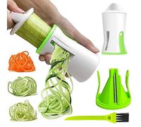 Spiralizzatore di Verdure, Affettaverdure a Spirale, Tagliapasta per Verdure, Taglia Verdure a Spaghetti per zucchine, Cetriolo, Patate, Cipolla Multifunzione Affetta