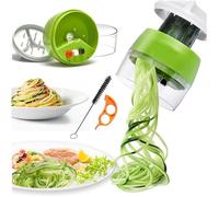 Spiralizzatore di verdure. Pelapatate verdure incluso | Grattugia per verdure | Spiralizzatore di verdure | temperamatite zucchina | spaghetti zucchina macchina + Bursh e pelapatate