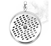 Spirall - Bruciatore di incenso a , vassoio porta incenso con coperchio, tradizionale supporto rotondo per bastoncini profumati, per esterni, patio, campeggio