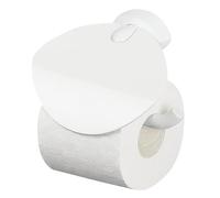 Spirella 10.10584 Portarotolo di Carta igienica con Coperchio, Limone/Bianco