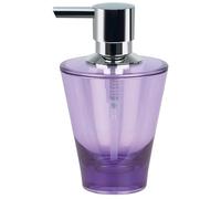 Spirella 10.13567 Max Light Dispenser di Sapone Acrilico Viola