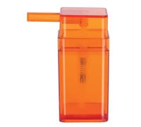 Spirella 10.15289 Cubo Dispenser di Sapone in polistirolo Trasparente Arancione