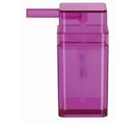 Spirella 10.15297 Cubo Dispenser Sapone Polistirolo Trasparente Fucsia
