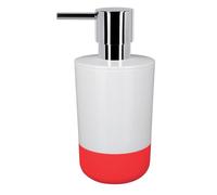 Spirella 10.17591 Moji - Dispnser di Sapone, Colore: Rosso/Bianco