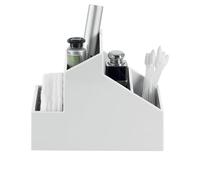 Spirella 10.19177 Skyline White aufbewahrung Bad Accessorio, Plastica, Bianco, 8, 5 x 13 cm