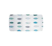 Spirella 10.19249 Tappetino per Vasca da Bagno Santorini Blue, Tappetino per Vasca da Bagno, Plastica, Blu, 71 x 36 cm