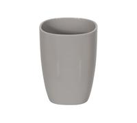 Spirella 1018254 Pure Dente Tazza Accessori per Il Bagno, polistirene, Tortora, 10 x 7.5 x 7.5 cm