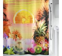 Spirella 1018476 10.18476 - Tenda da doccia in tessuto poliestere, 180 x 200 cm