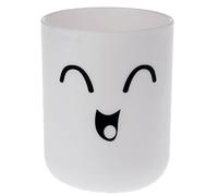 Spirella 40.07315 Smiling Goblet Bagno plastica 7 x 7 x 9 cm, Plastica, Bianco, 7 x 7 x 9 cm