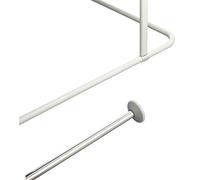 Spirella Asta per Tenda da Doccia angolare Regolabile, Magic Universal in Alluminio, Finitura Lucida