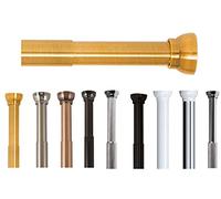 Spirella, Barra Asta per Tenda Doccia o Vasca da Bagno Estensibile Senza Forare in Alluminio, Modello Kreta, AntiGraffio, Fissaggio Telescopico Allungabile a Piacere, 125-220 cm, Oro