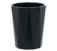 Spirella Bicchiere in plastica Nera Crystal